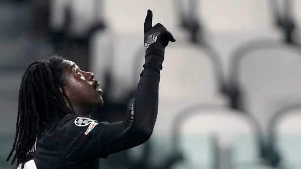 Juventus' Moise Kean