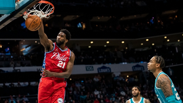 Joel Embiid, The Canadian Press Joel Embiid