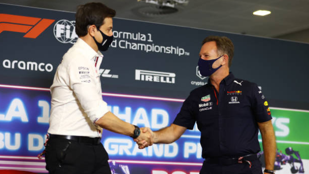 Toto Wolff and Christian Horner, Getty Images Toto Wolff and Christian Horner