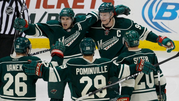 Wild celebrate, The Canadian Press Wild celebrate