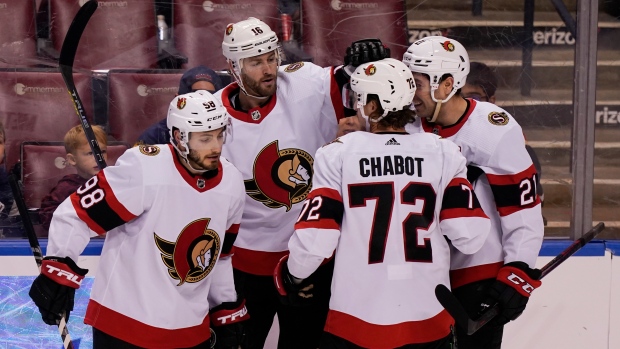 Ottawa Senators celebrate