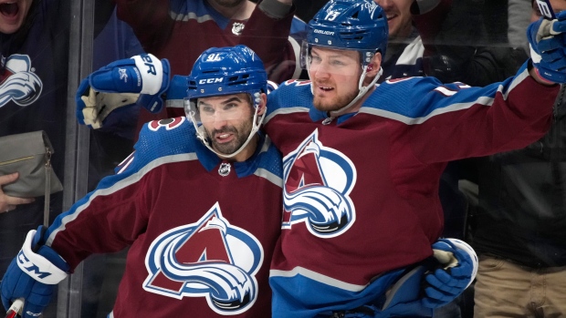 Nazem Kadri Valeri Nichushkin , The Canadian Press Nazem Kadri Valeri Nichushkin