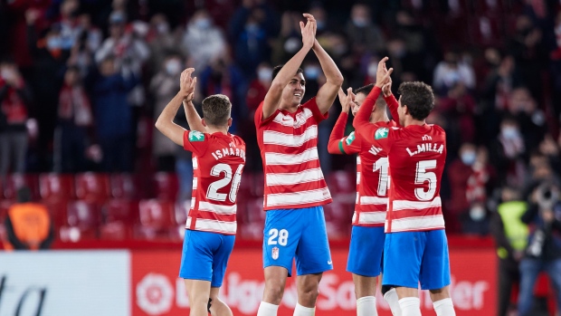 Granada CF celebrates