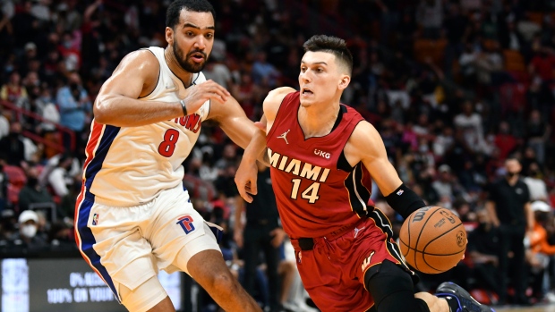 Trey Lyles and Tyler Herro , The Canadian Press Trey Lyles and Tyler Herro