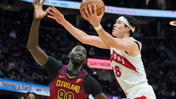 Yuta Watanabe Tacko Fall, The Canadian Press Yuta Watanabe Tacko Fall