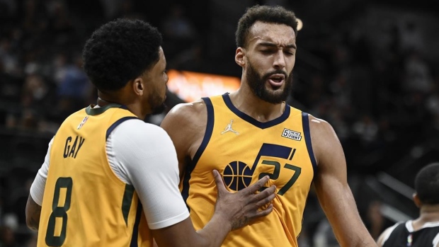 Rudy Gay and Rudy Gobert, The Canadian Press Rudy Gay and Rudy Gobert