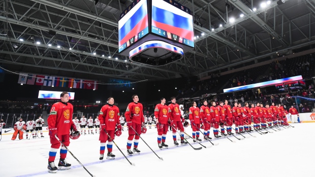 Team Russia 2022 World Juniors, IIHF/HHOF Images on Ice Team Russia 2022 World Juniors