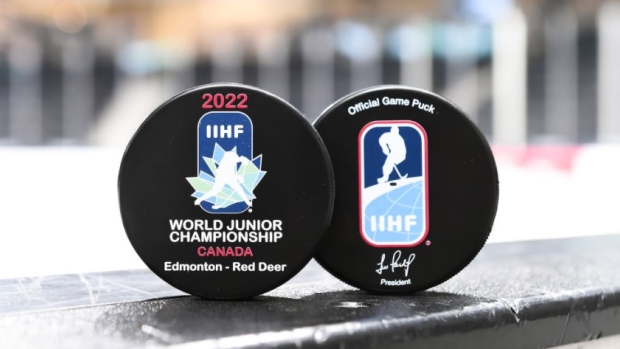 2022 World Junior Championship pucks