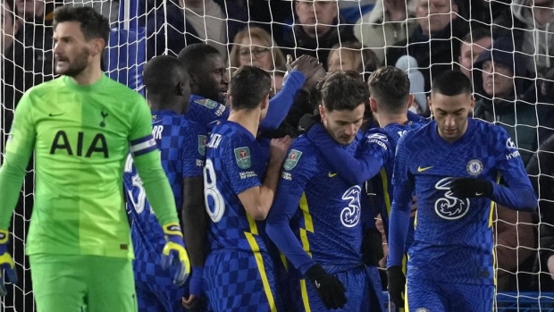 Chelsea gifted goals by Spurs to gain 2-0 cup semifinal lead Article Image 0, The Canadian Press Chelsea gifted goals by Spurs to gain 2-0 cup semifinal lead Article Image 0