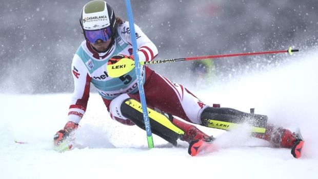 Feller, Gstrein tie for lead in tight World Cup slalom Article Image 0