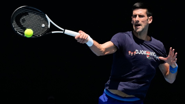 Dubai Tennis Championships 2023: Novak Djokovic hits practice