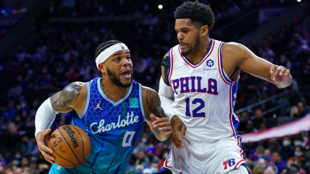 Miles Bridges, Tobias Harris, The Canadian Press Miles Bridges, Tobias Harris