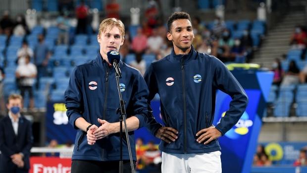 Denis Shapovalov and Félix Auger-Aliassime , Getty Images Denis Shapovalov and Félix Auger-Aliassime