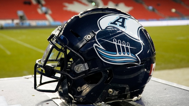 Toronto Argonauts helmet, Getty Images Toronto Argonauts helmet