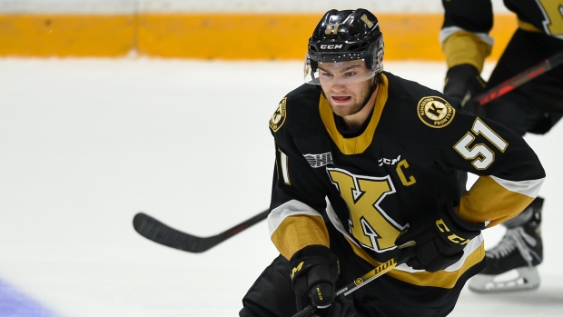 Photos of Kingston Frontenacs center Shane Wright, the No. 1-rated