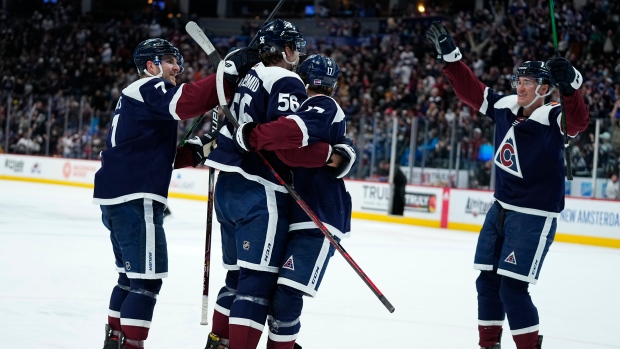 Colorado Avalanche celebrate