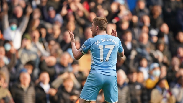Kevin De Bruyne, The Canadian Press Kevin De Bruyne