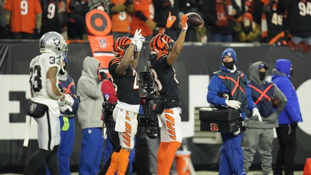 Bengals Celebrate, The Canadian Press Bengals Celebrate