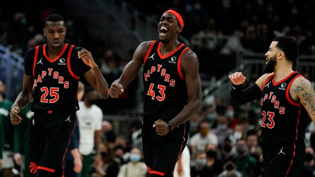 Pascal Siagam Triple Doble Toronto Raptors venció a Milwaukee Bucks