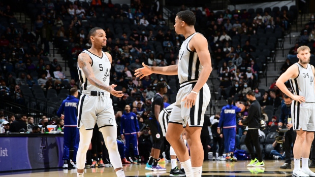 Dejounte Murray and Keldon Johnson, Getty Images Dejounte Murray and Keldon Johnson