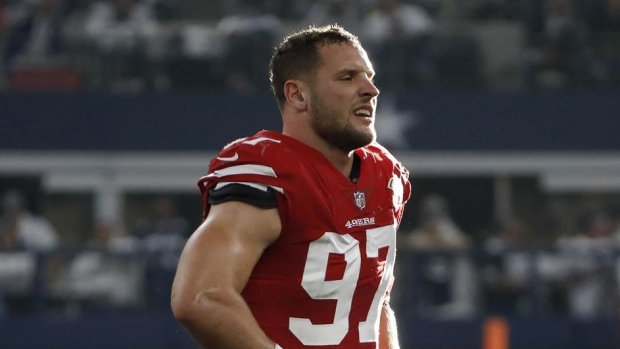 Nick Bosa, The Canadian Press Nick Bosa