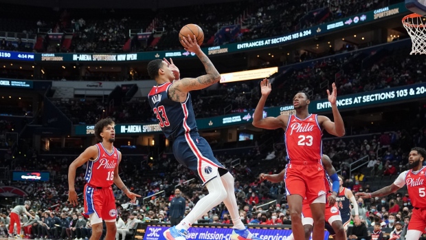 Kuzma, Beal lead Wizards to rout of 76ers