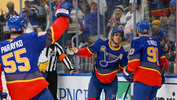 St. Louis Blues' Brayden Schenn named NHL's first star of the week