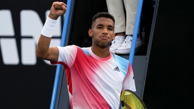 Felix Auger-Aliassime, The Canadian Press Felix Auger-Aliassime