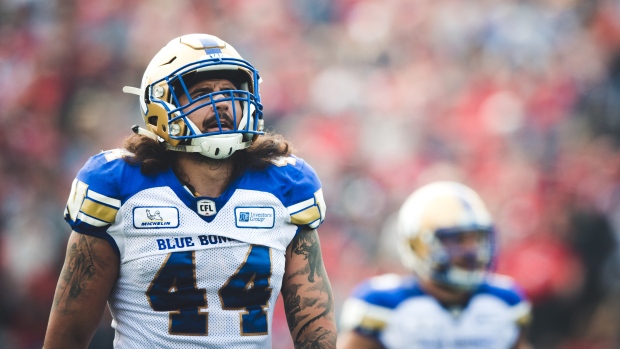 Shayne Gauthier, Winnipeg Blue Bombers Shayne Gauthier