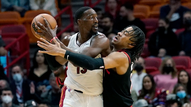 Trendon Watford and Bam Adebayo, The Canadian Press Trendon Watford and Bam Adebayo