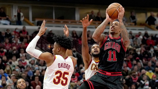DeMar DeRozan Isaac Okoro, The Canadian Press DeMar DeRozan Isaac Okoro