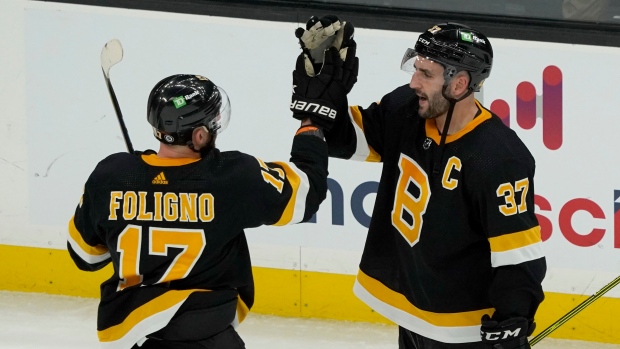 Patrice Bergeron Nick Foligno