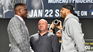 UFC 270: Ngannou, Gane make weight for heavyweight unification bout