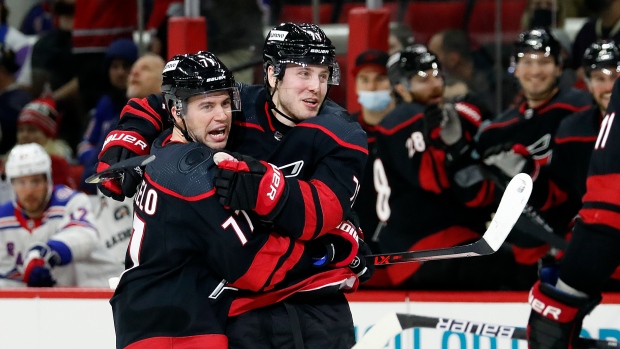 Jesper Fast and Tony DeAngelo , The Canadian Press Jesper Fast and Tony DeAngelo