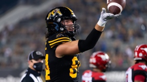 Tiger-Cats release TE/FB Kalinic to pursue NFL opportunities