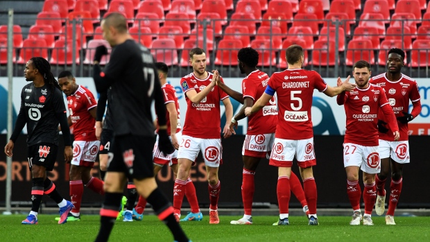 Brest upsets defending champion Lille in French league