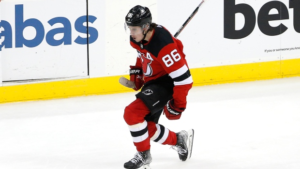 Projecting Points for Jack Hughes and Jesper Bratt in 2022-23