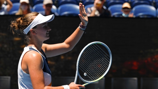 Barbora Krejcikova , The Canadian Press Barbora Krejcikova