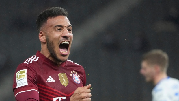 Corentin Tolisso, The Canadian Press Corentin Tolisso