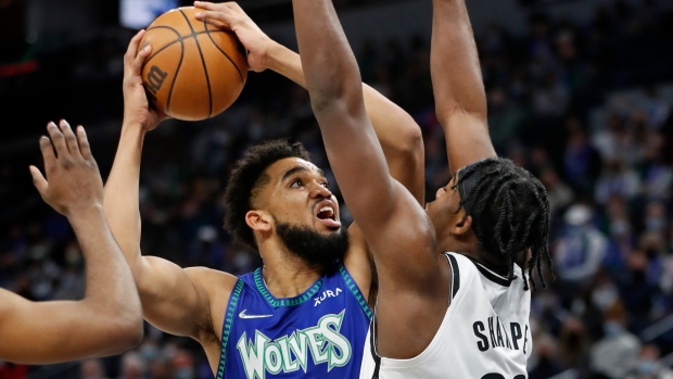 Karl-Anthony Towns, The Canadian Press Karl-Anthony Towns
