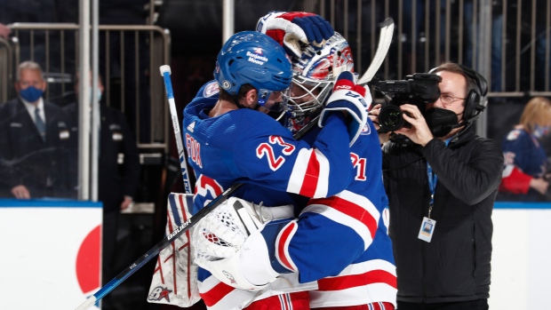 Adam Fox Igor Shesterkin, Jared Silber/NHLI via Getty Images Adam Fox Igor Shesterkin
