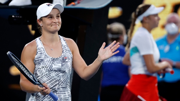Ash Barty, The Canadian Press Ash Barty