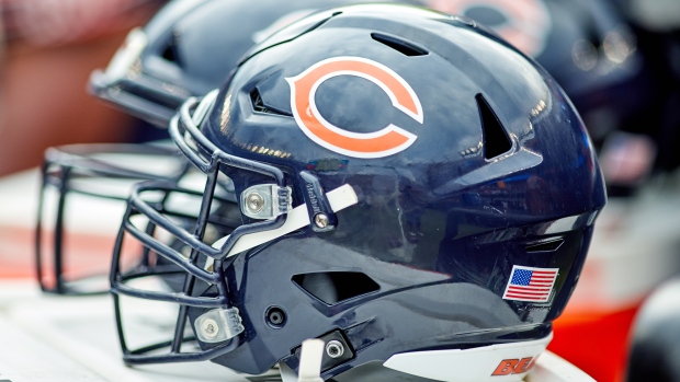 Chicago Bears helmet, Robin Alam/Icon Sportswire via Getty Images Chicago Bears helmet