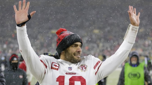 Jimmy Garoppolo , The Canadian Press Jimmy Garoppolo