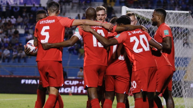 Canada Soccer Celebrates, The Canadian Press Canada Soccer Celebrates