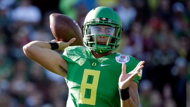 Marcus Mariota, The Canadian Press Marcus Mariota