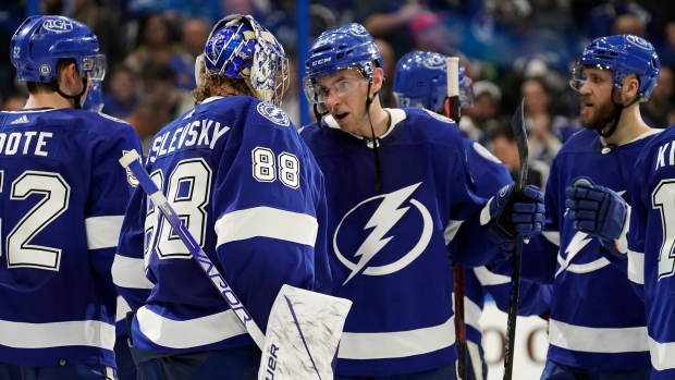 Lightning lose Erik Cernak mid-game against Hurricanes