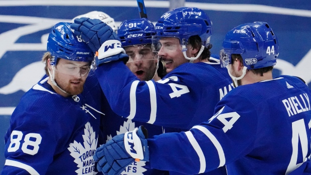 Toronto Maple Leafs celebrate