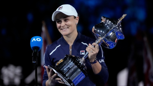 Ash Barty, The Canadian Press Ash Barty