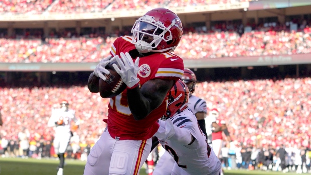 Tyreek Hill, The Canadian Press Tyreek Hill